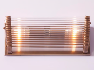 NIZZA II - Brass wall light by Patinas Lighting - view 3